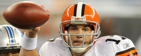 Jake Delhomme of the Cleveland Browns